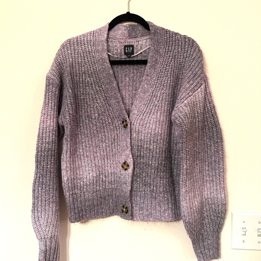 GAP Women's Lavender Cardigan